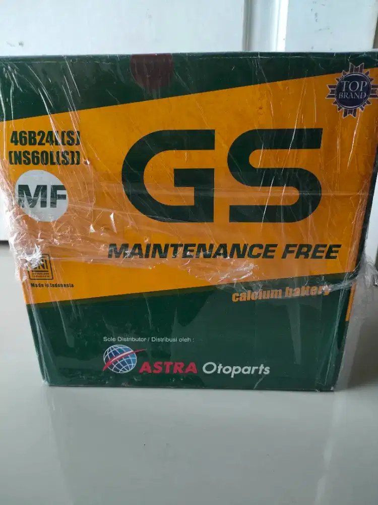 Aki GS Astra MF 46B24L(S) (12V-45Ah) Second