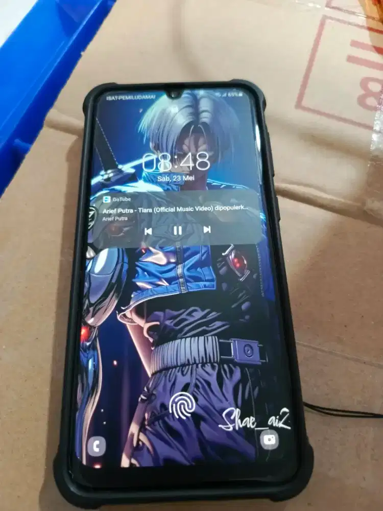 Samsung handphone A50 blue ace
