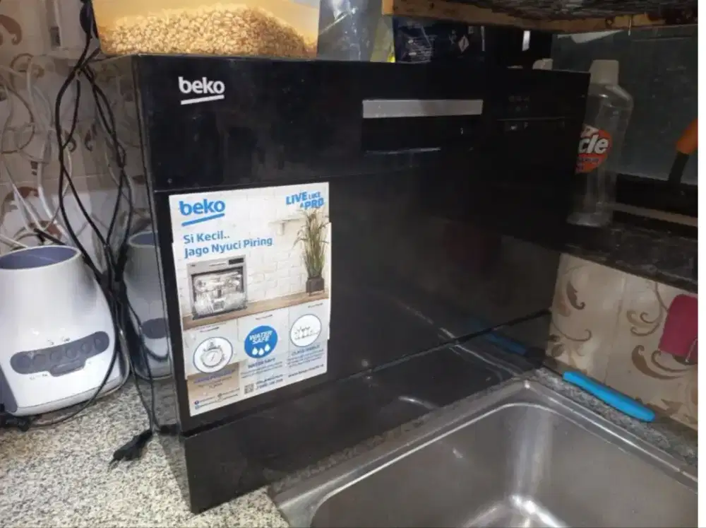 Mesin cuci piring mini beko bonus sabun cuci piring