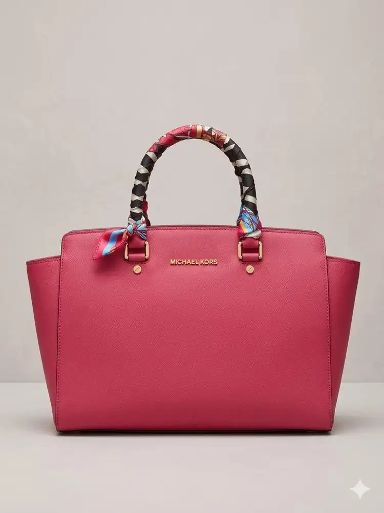 MK SELMA LARGE FUSIA
