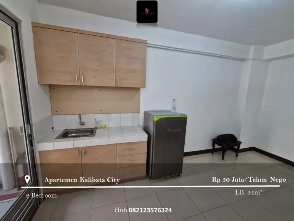 Disewakan Apartement Kalibata City Low Floor 2BR Full Furnished