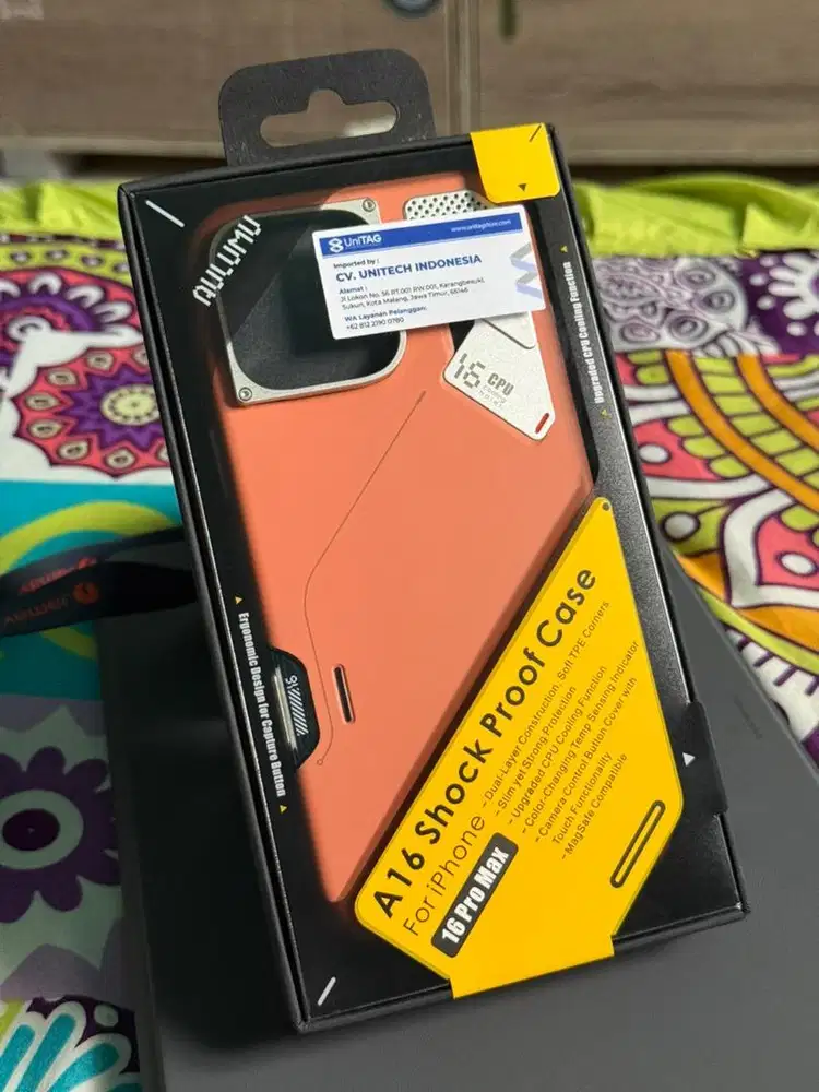 AULUMU - A16 Shock Proof Case Case untuk iPhone 16 Pro Max