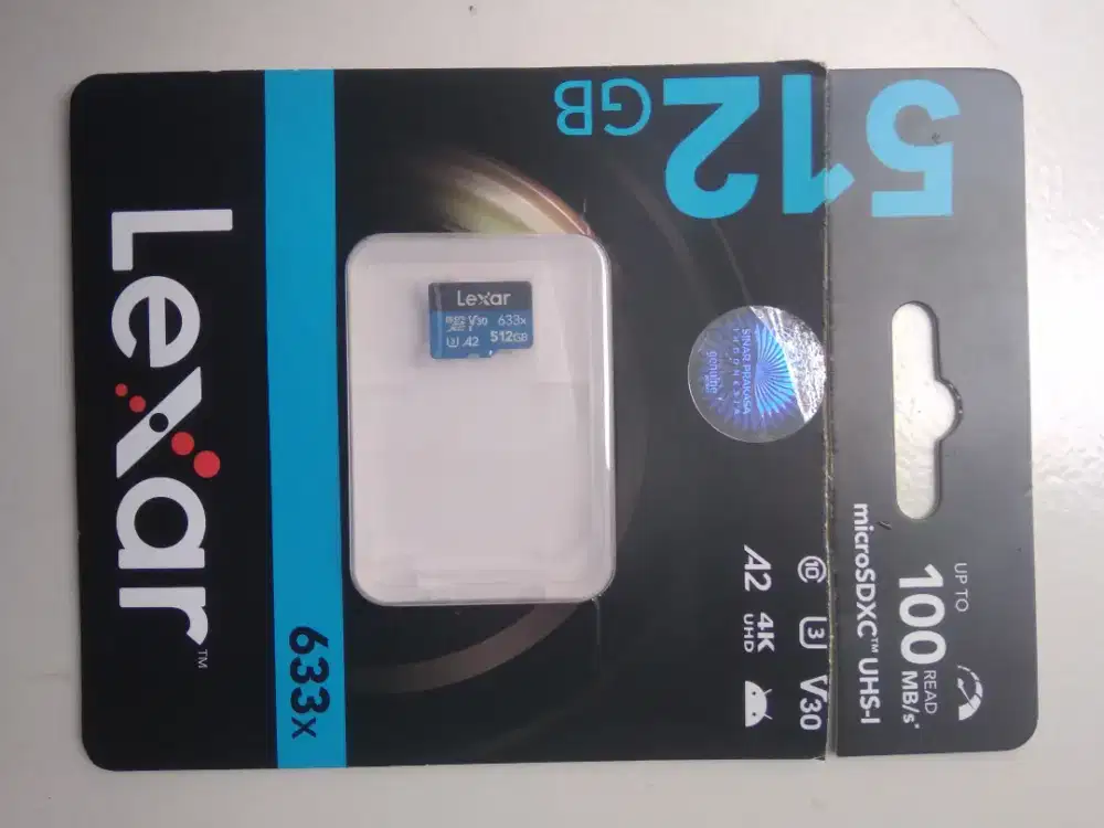 Memory Card LEXAR 512 GB 633x Original