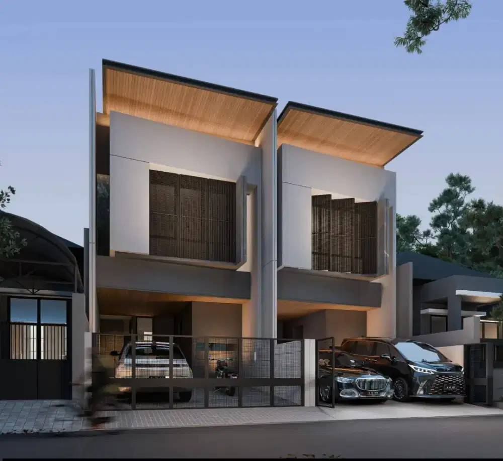 Rumah Mewah Minimalis di Gayungsari Gayungan Surabaya