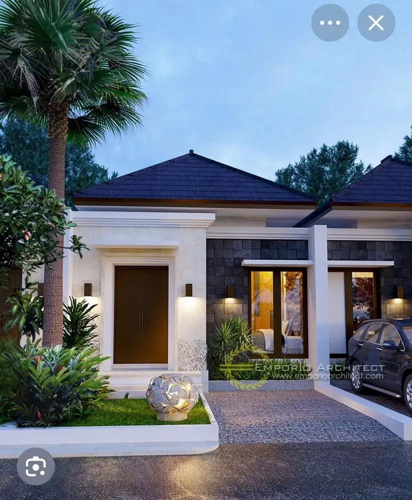 Rumah mewah konsep villa
