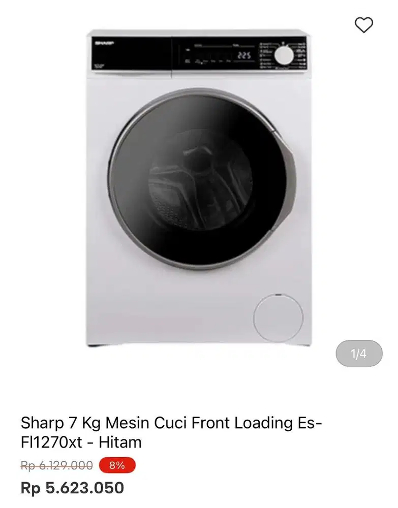 WM FRONT LOAD SHARP 7kg