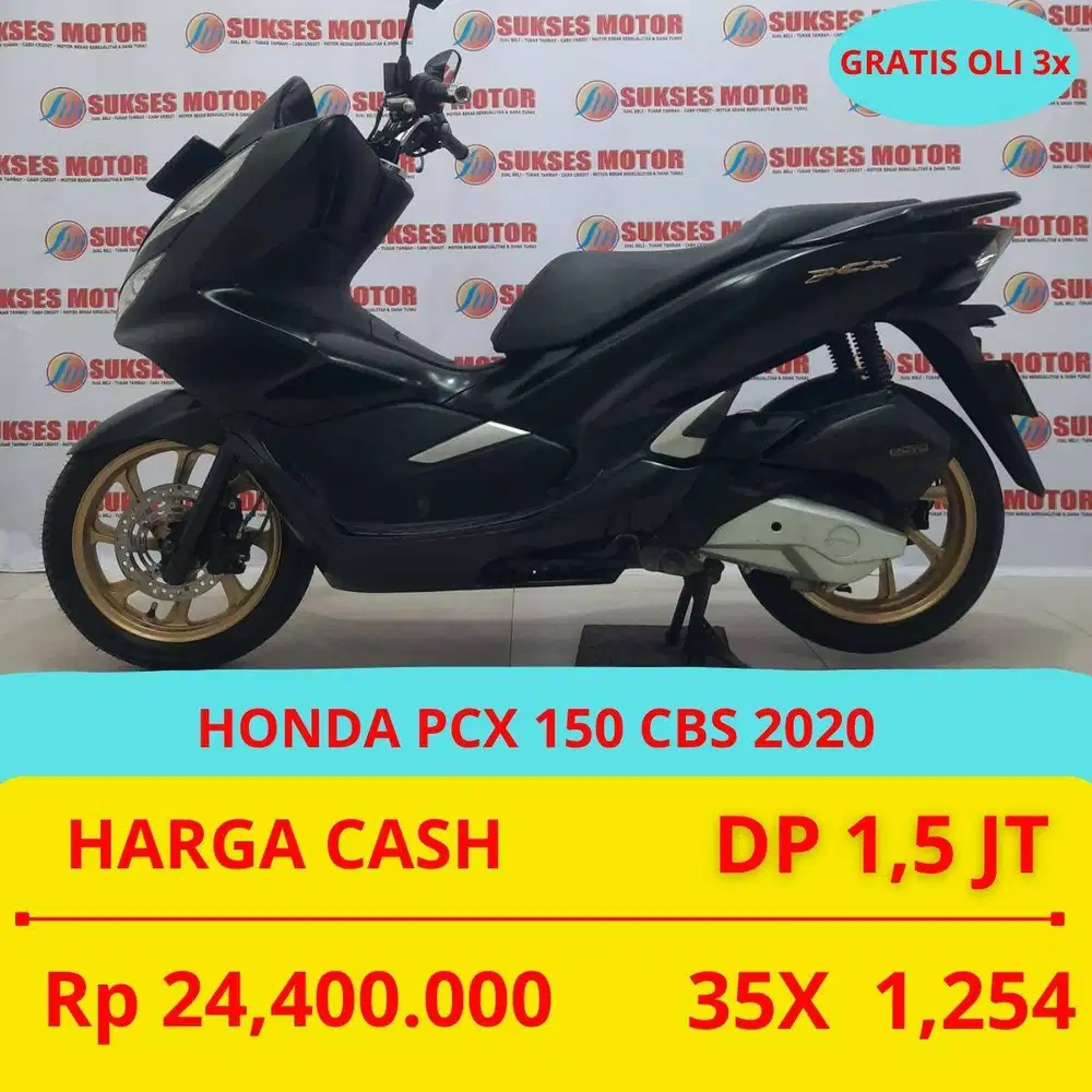 HONDA PCX 150 CBS 2020 DP MURAH 1,5 JUTA GUYS