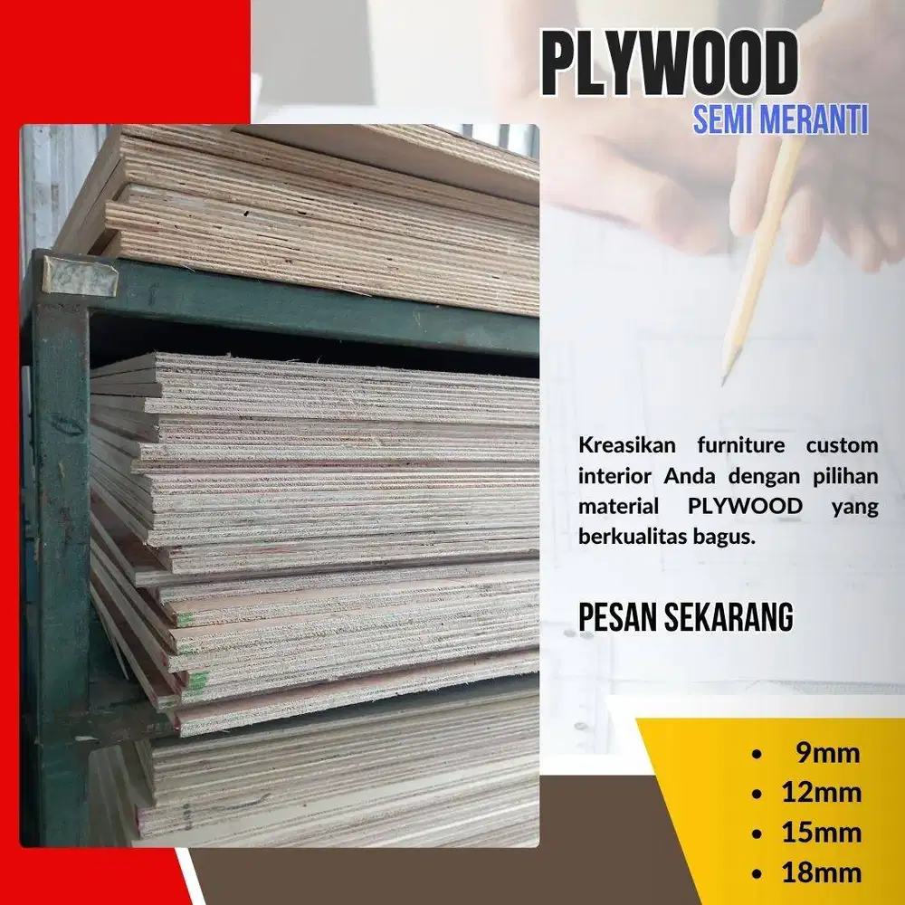 harga triplek semi meranti halus 2 sisi surabaya per lembar