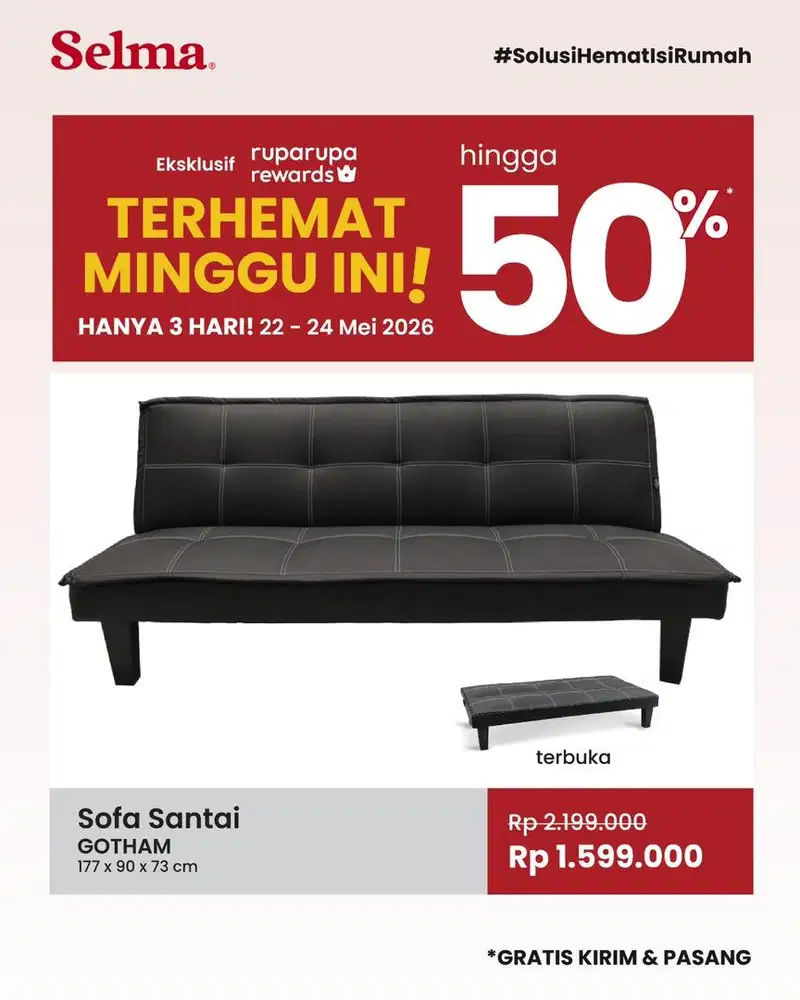 Sofabed gotham selma