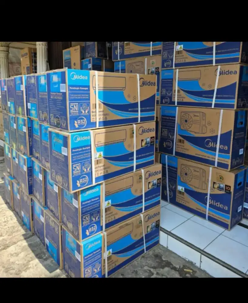 jual AC Midea 1/2 pk paket pasang