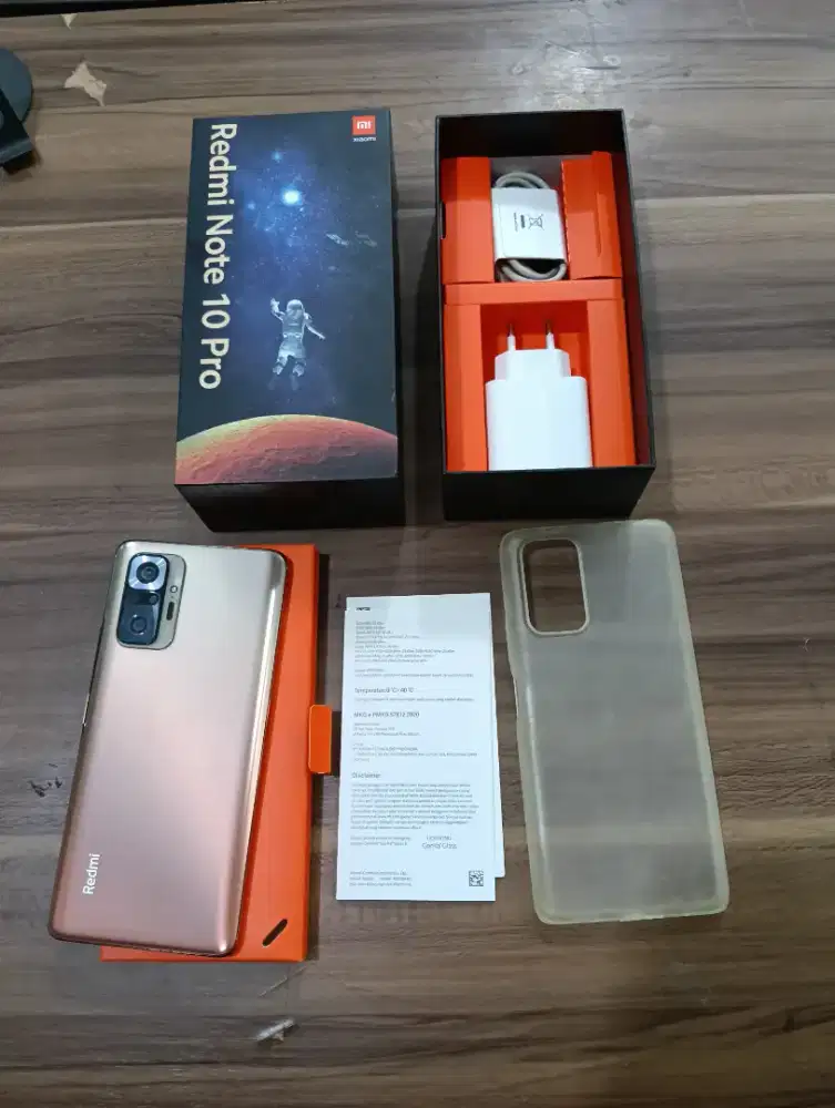 Redmi Note 10 pro 8/128gb seken masih bagus jual murah
