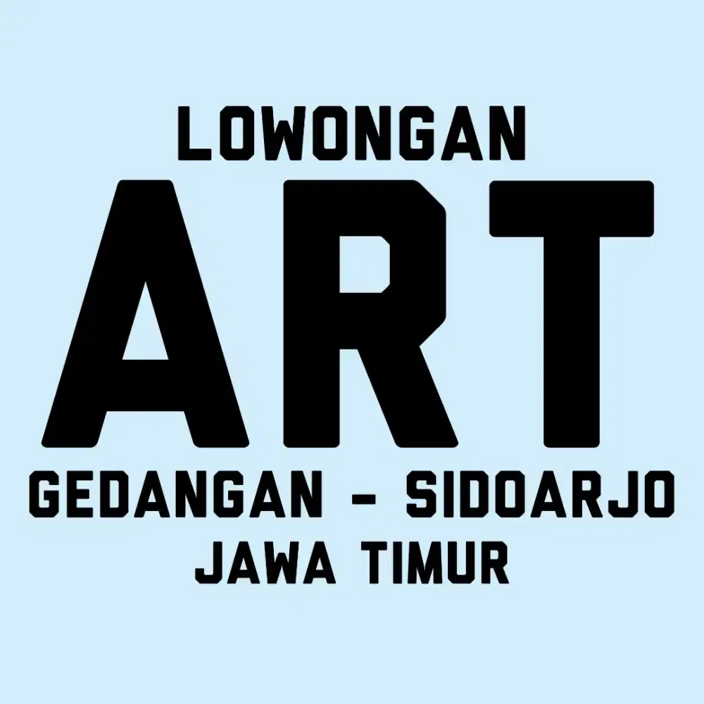 LOWONGAN ART SIDOARJO