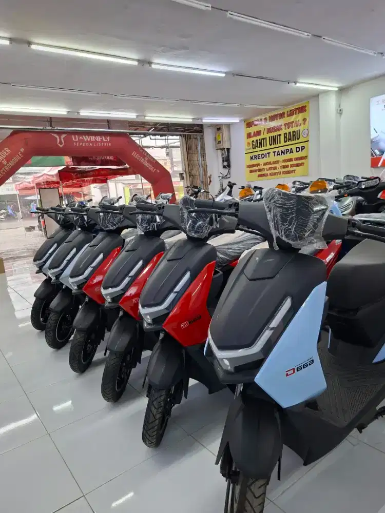 Sepeda listrik D66B Uwinfly , Garansi 10 Tahun