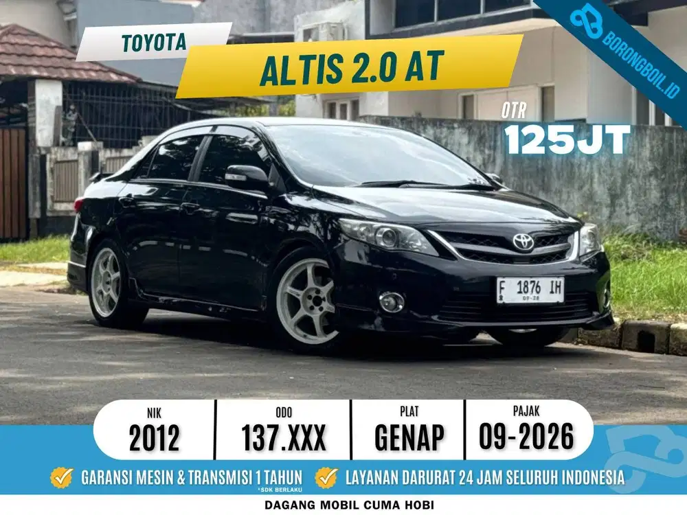 Altis 2.0 AT 2012 hitam full modif
