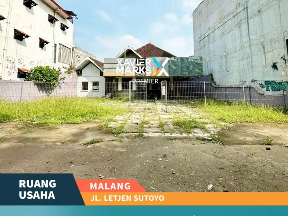 Disewakan Ruang Usaha Strategis Poros Jalan Letjen Sutoyo Malang