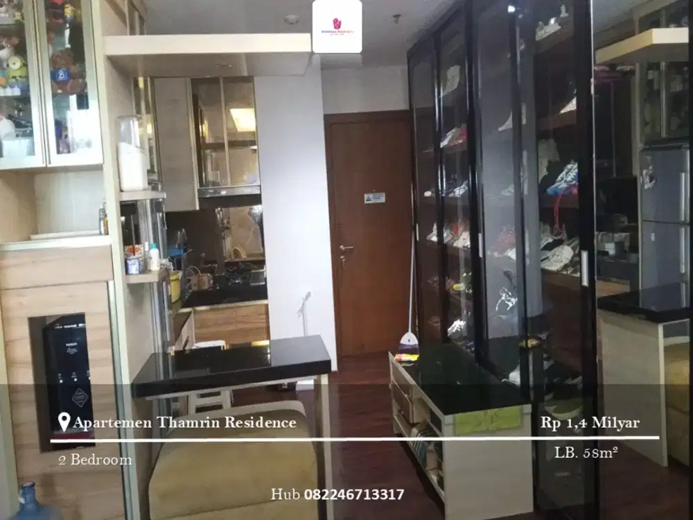 Dijual Aparrtement Thamrin Residence 2BR Full Furnished Tower C