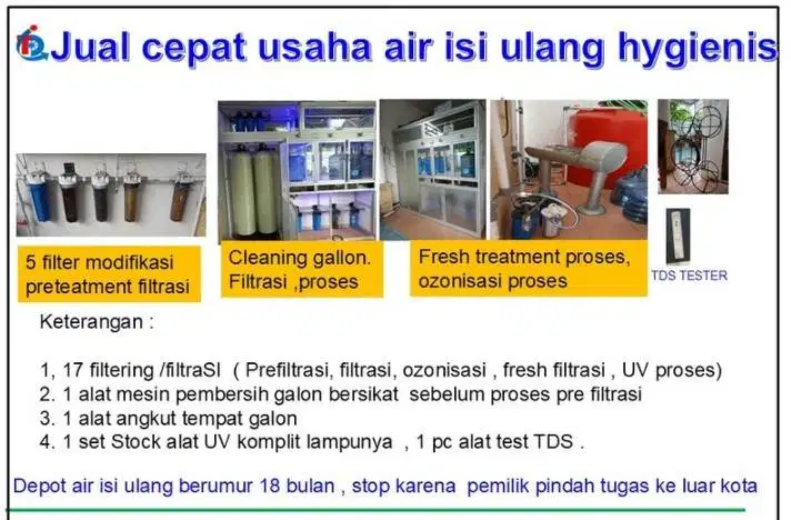 DI JUAL CEPAT AJAH  PERANGKAT AIR ISI ULANG