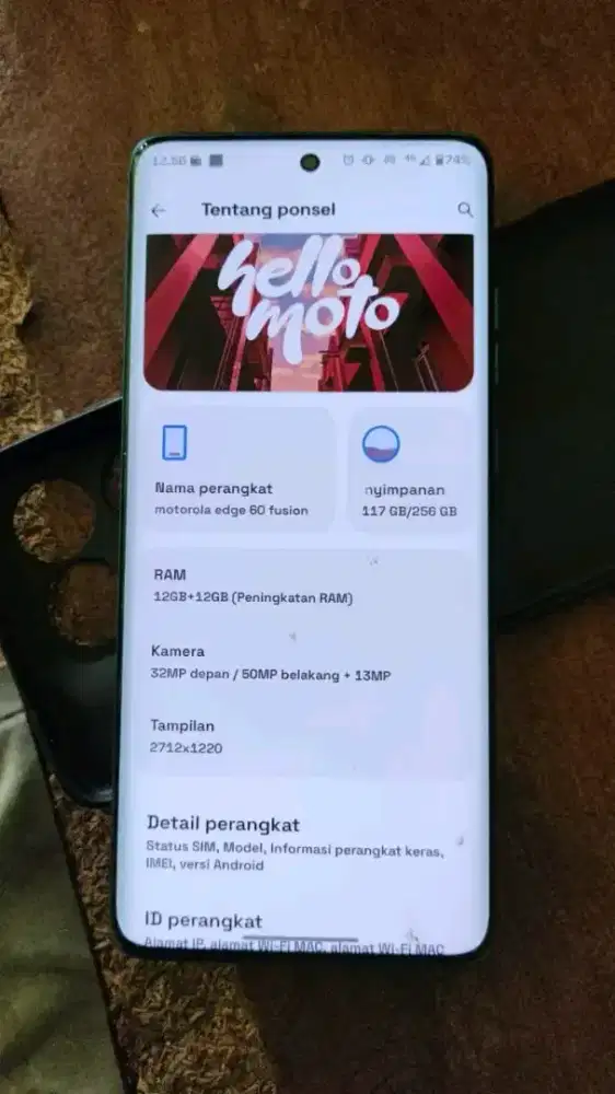 Motorola edge 60 fusion 12/256
