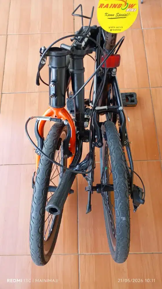 Sepeda lipat ukuran 20