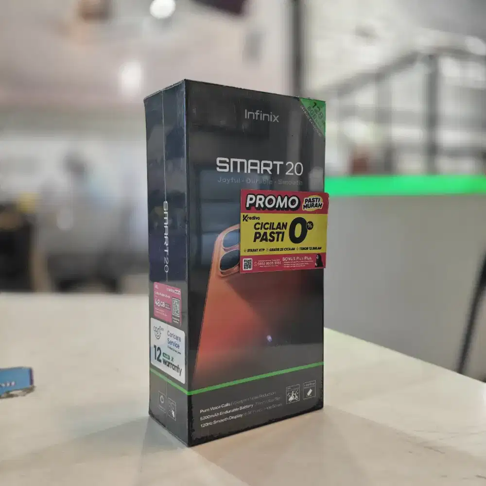 Infinix smart 20 ram 4+4/128,bisa tanpa dp