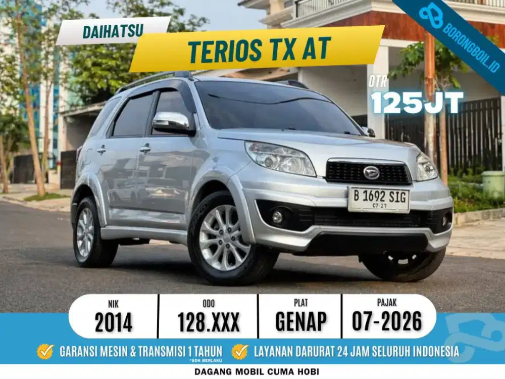 Daihatsu Terios TX AT Silver Metalik 2014