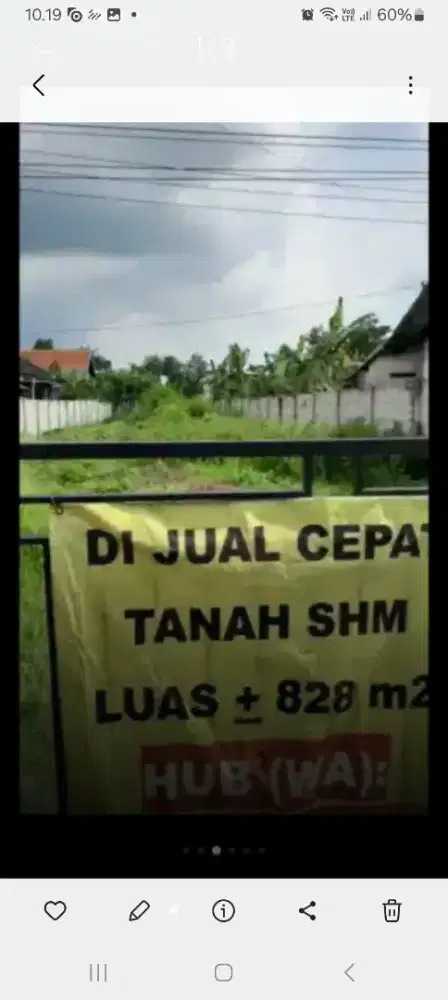 Bismillah jual Tanah Pekarangan Jl Junwangi wonoayu Plaosan Sidoarjo