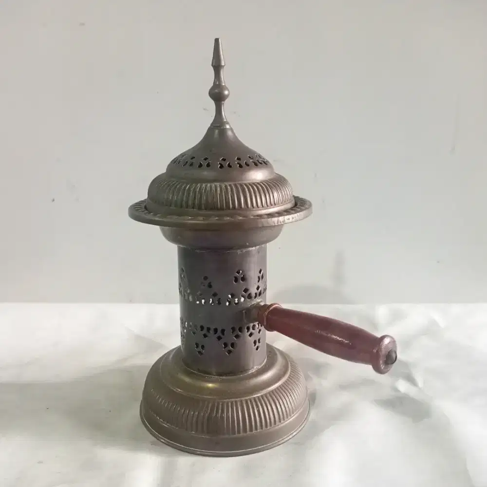 Vintage Wadah Dupa Kuningan Patina Alami Kuno • Incense Burner Brass