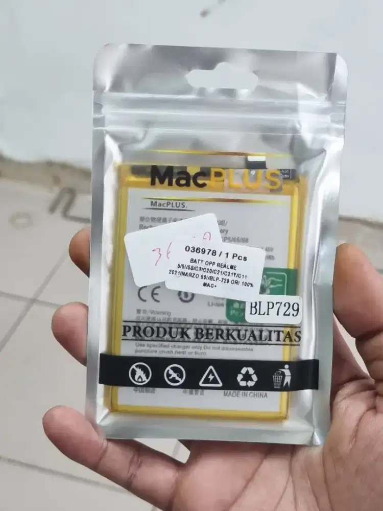 Baterai oppo realme c11 /BLP 729 kualitas Original 100% macplus