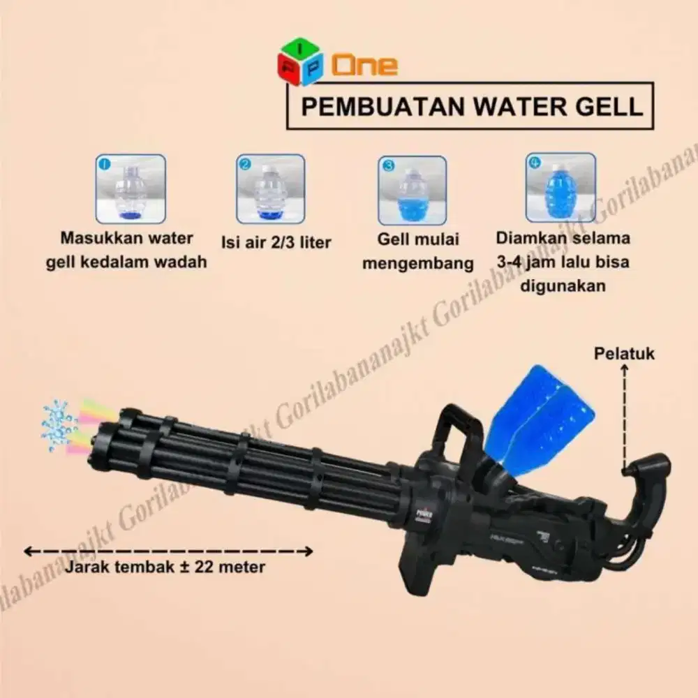 GATLING GUN WATER GEL BLASTER