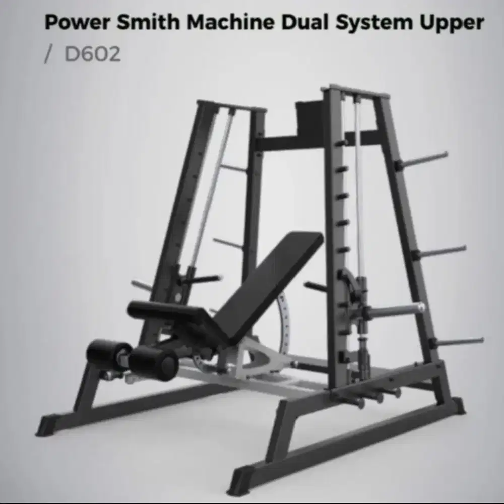 DHZ Power Smith Machine Dual Upper System D602