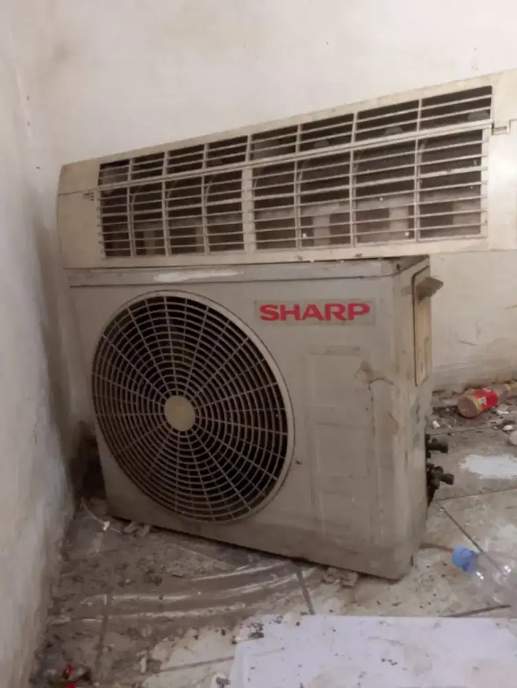 Terima ac bekas rusak mati
