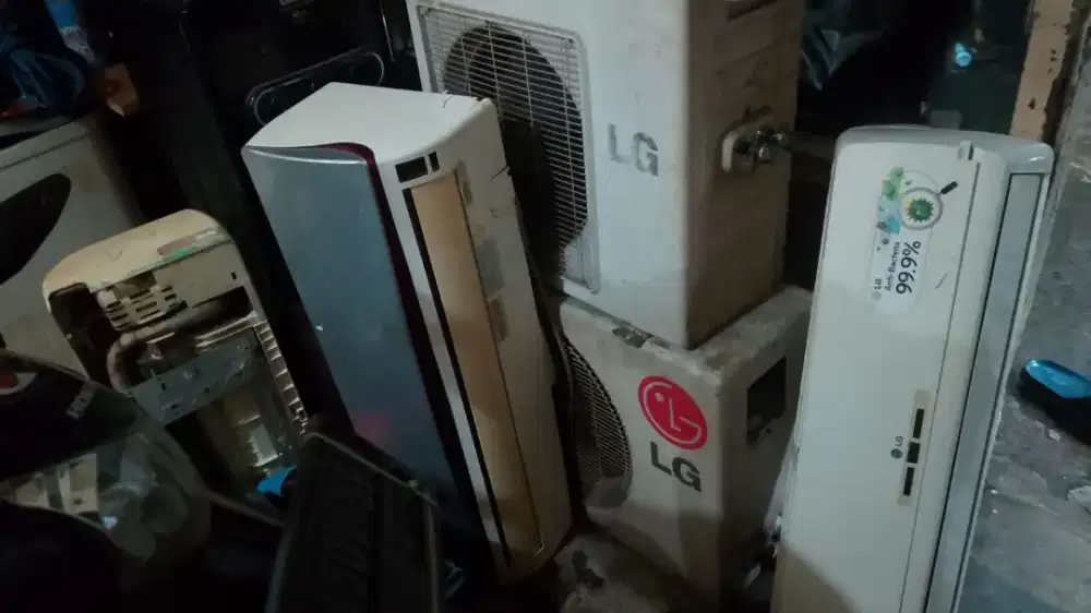 Terima ac bekas rusak mati