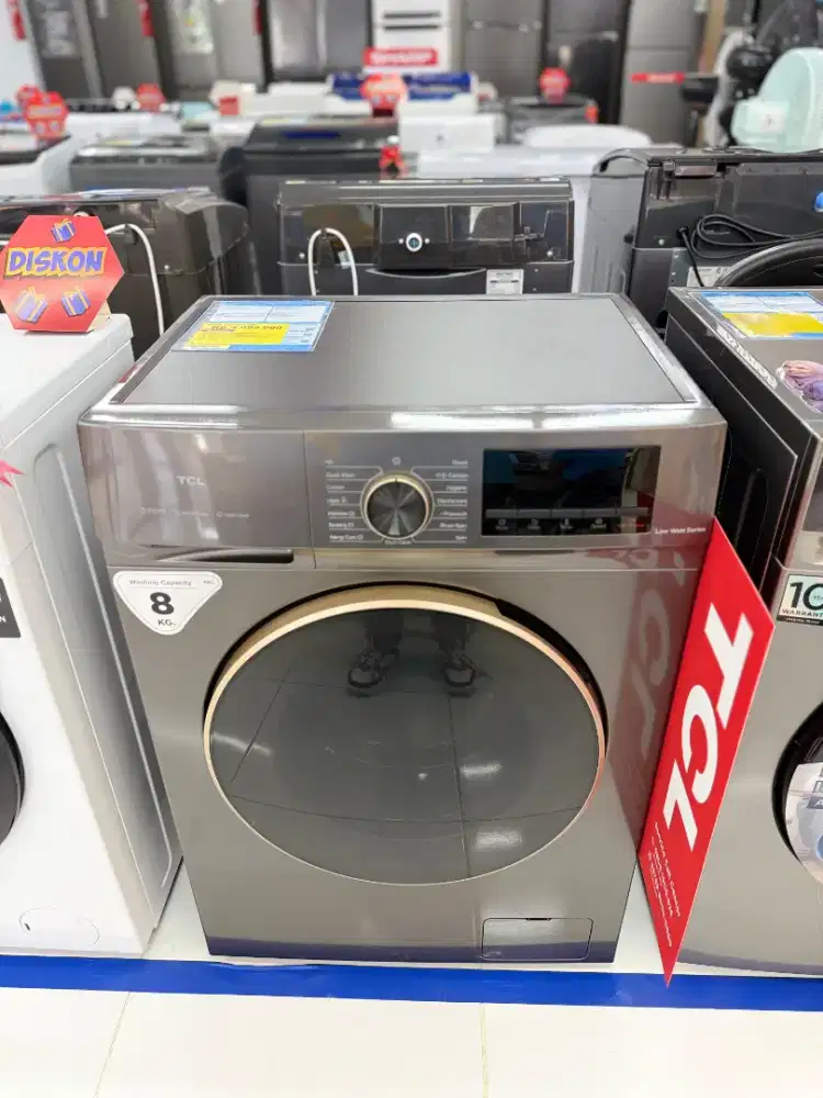 Mesin Cuci TCL Front Loading 8KG