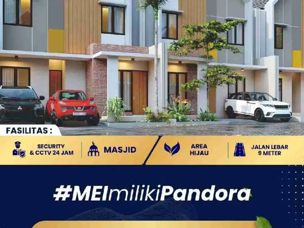 Promo diskon 30 juta Rumah Skandinavian 5 menit dari sekolah Al Azhar Solo Baru