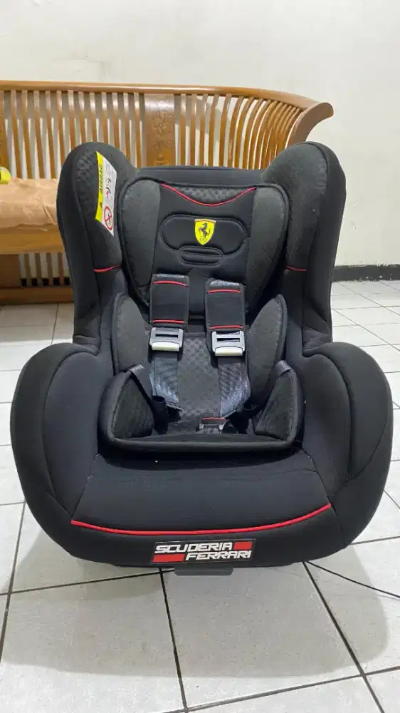 jual preloved car seat ferrari cosmo sp black