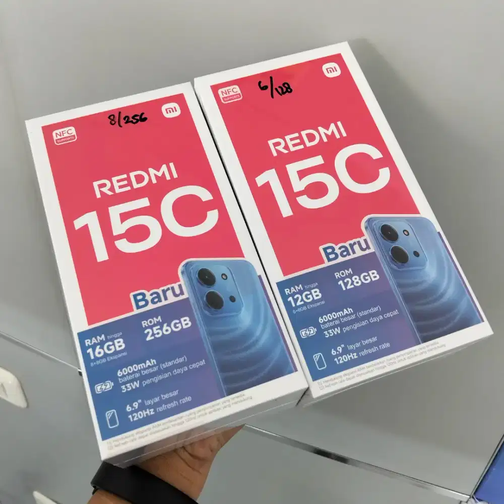 REDMI 15C, GARANSI RESMI NEW SEGEL