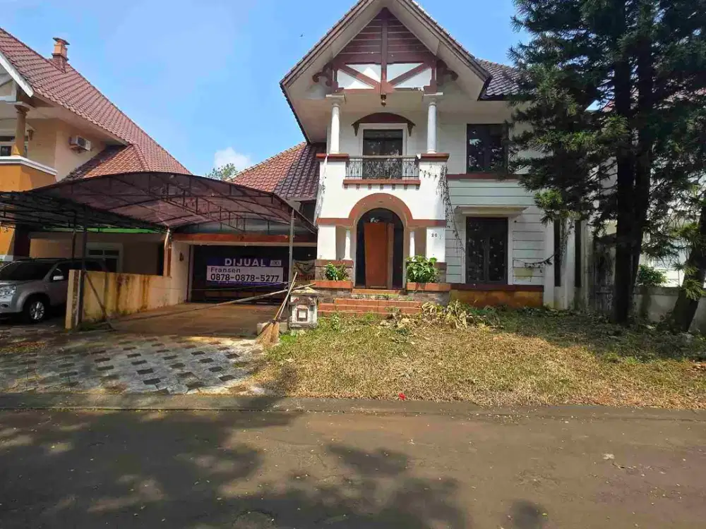 rumah 2 luas 375 m2 di cluster Edelweis BSD. Tangerang selatan.