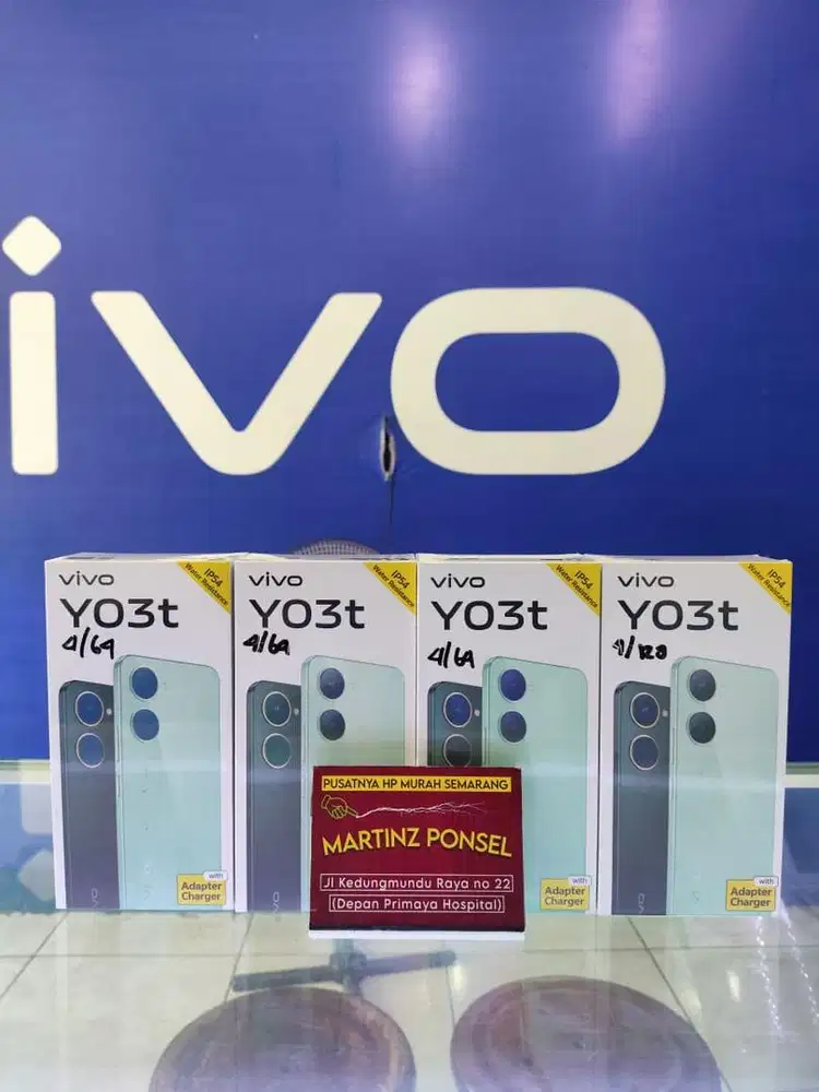 VIVO Y03T 4/64 , 4/128 GB NEW