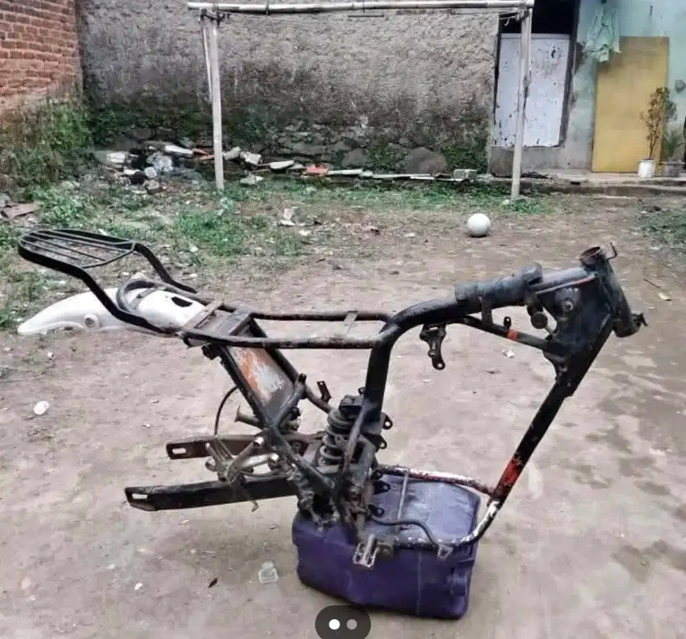Rangka tiger modifikasi trail jadul