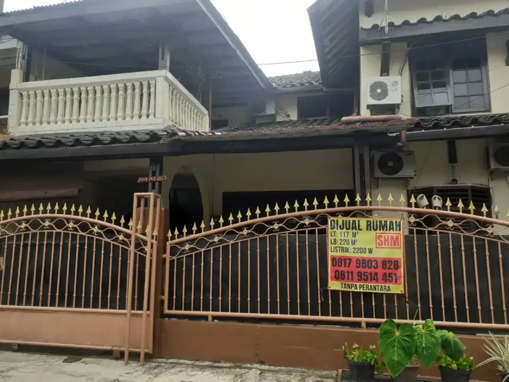 Jual rumah taman kedawung ciputat tangsel bebas banjir jalan lebar