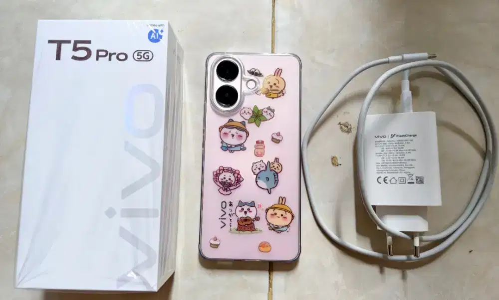 Vivo T5 Pro 8/256 Mulus Belum Sebulan