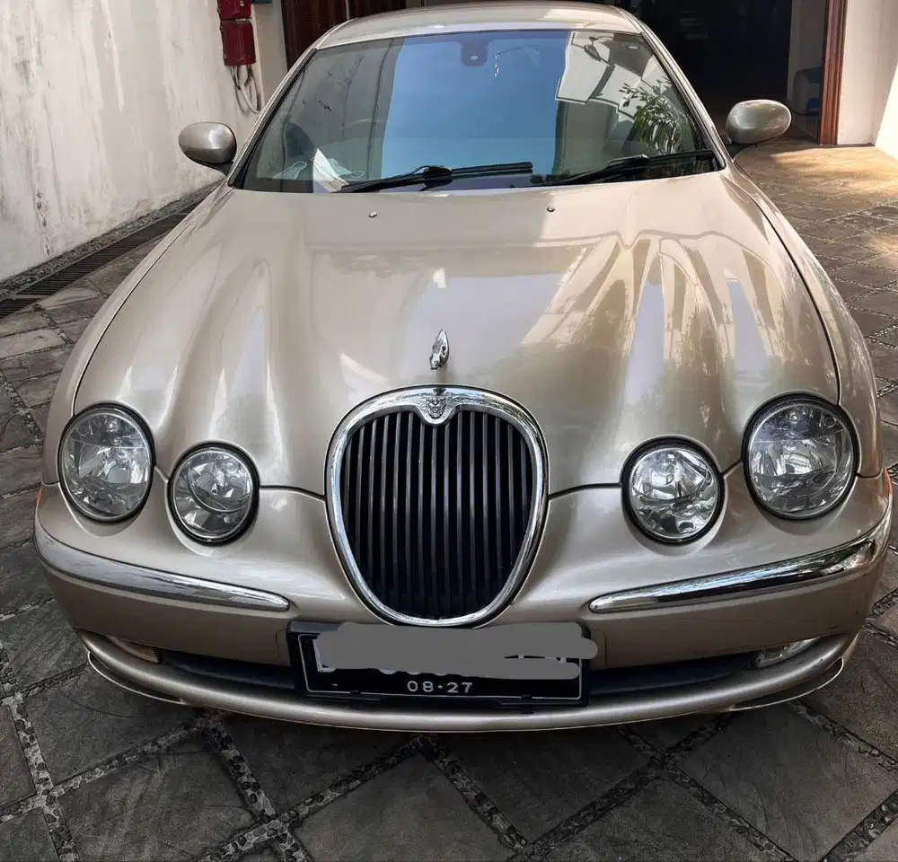 Jaguar S type vintage car gold classic First Hand Old Money Sedan