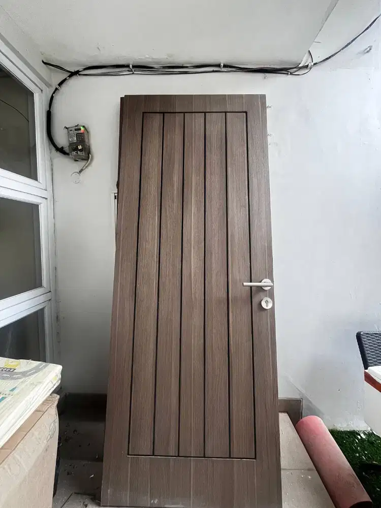 PINTU WOOD PANEL + KUSEN ALUMINIUM