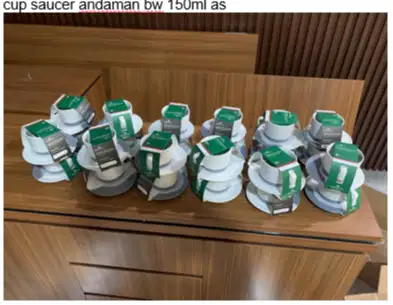 cup saucer andaman bw 150ml as