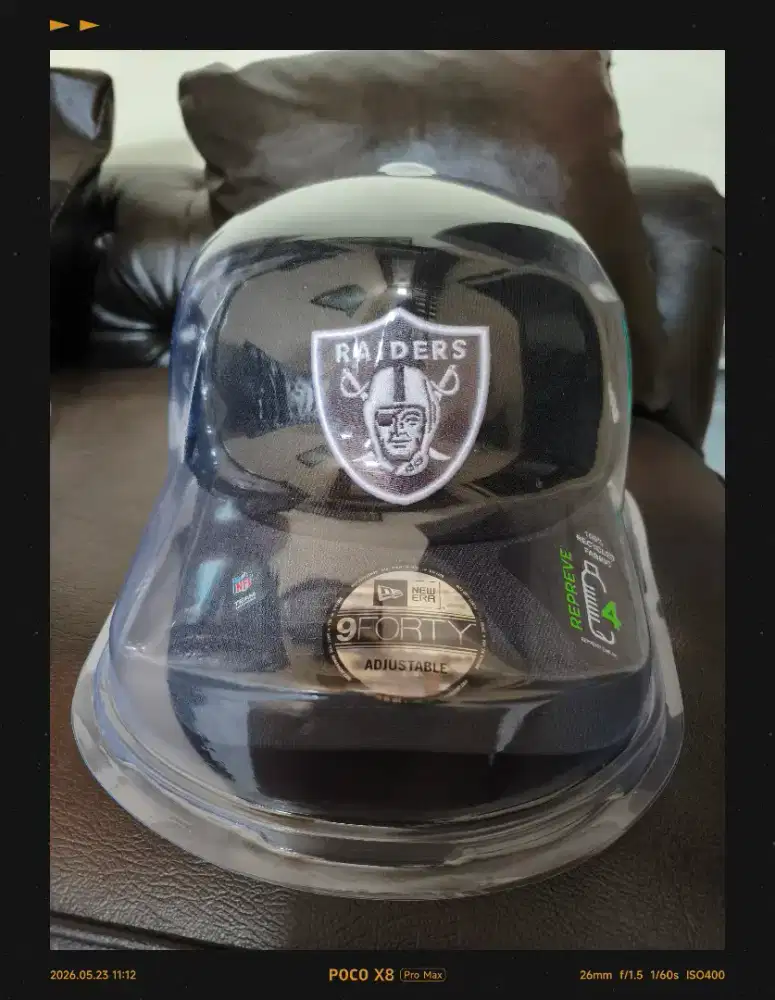 Topi NEWERA original logo Raiders
