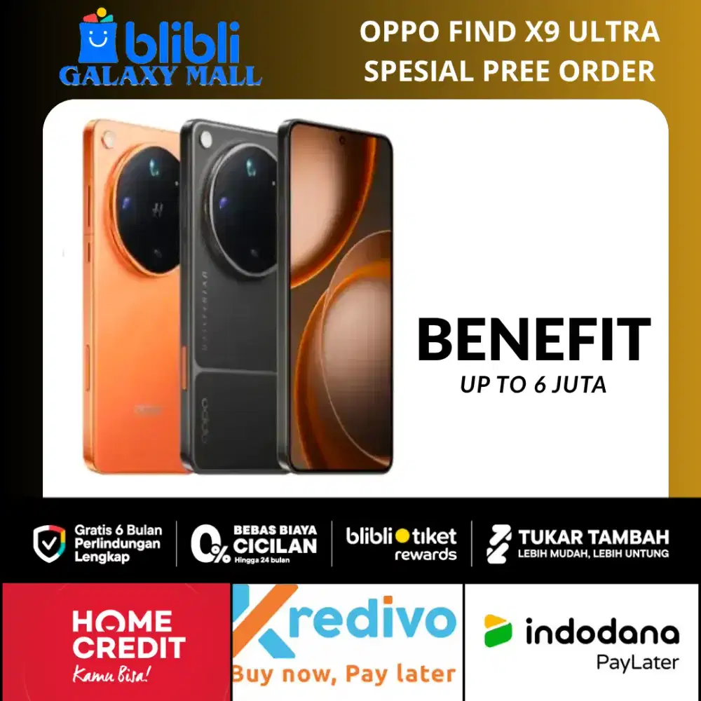 Pre Order Oppo Find X9 Ultra Bergaransi Resmi