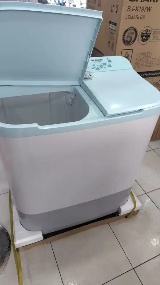 mesin cuci 2 tabung sharp 12kg