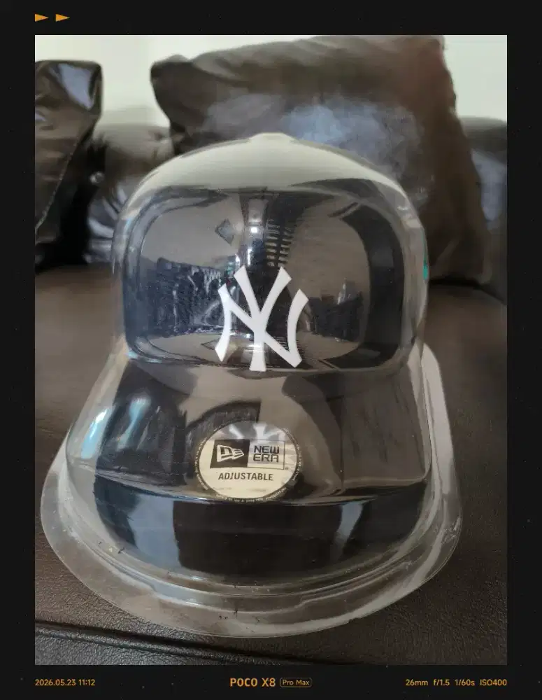Topi NEWERA original logo NY besi