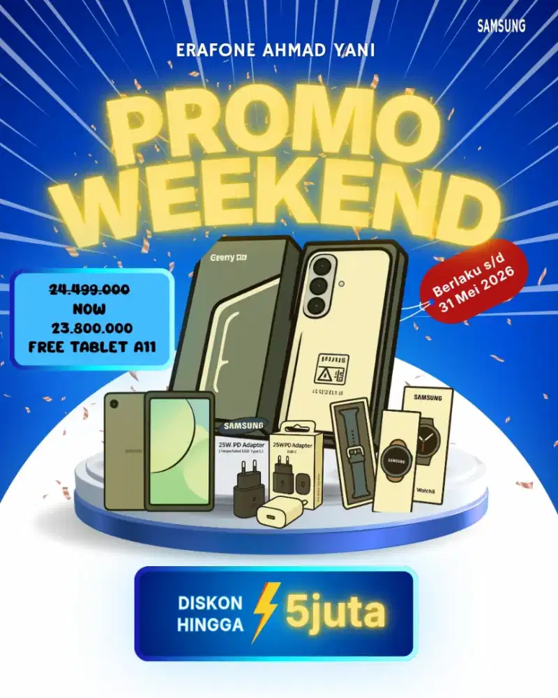 SAMSUNG GALAXYNYA S26 SERIES BONUS HINGGA 5JUTAAN