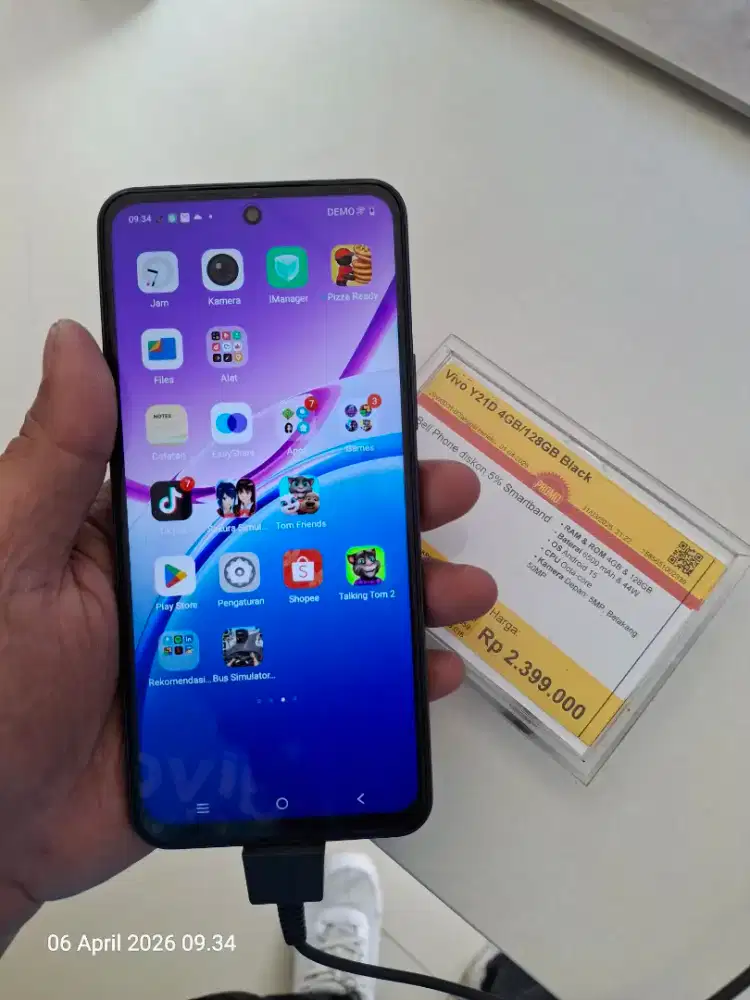 SEDIA KREDIT HP VIVO Y21D PROMO BUNGA RINGAN